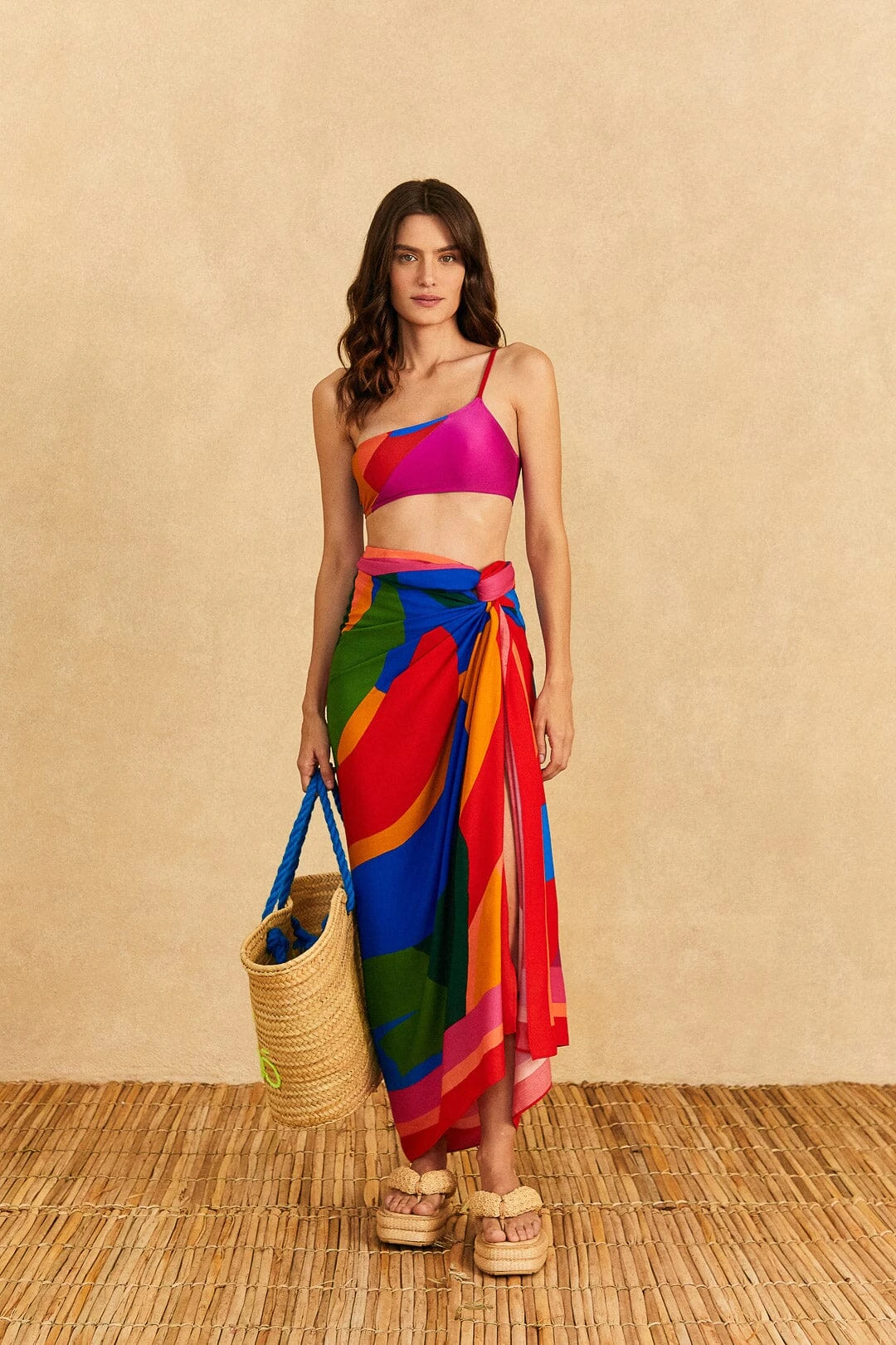 Farm Rio Colorful Leaves Sarong 3 Farm Rio Colorful Leaves Sarong