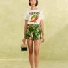 Farm Rio Tropical Leaves Shorts 2 Farm Rio Tropical Leaves Shorts -Farm Rio 310644 01