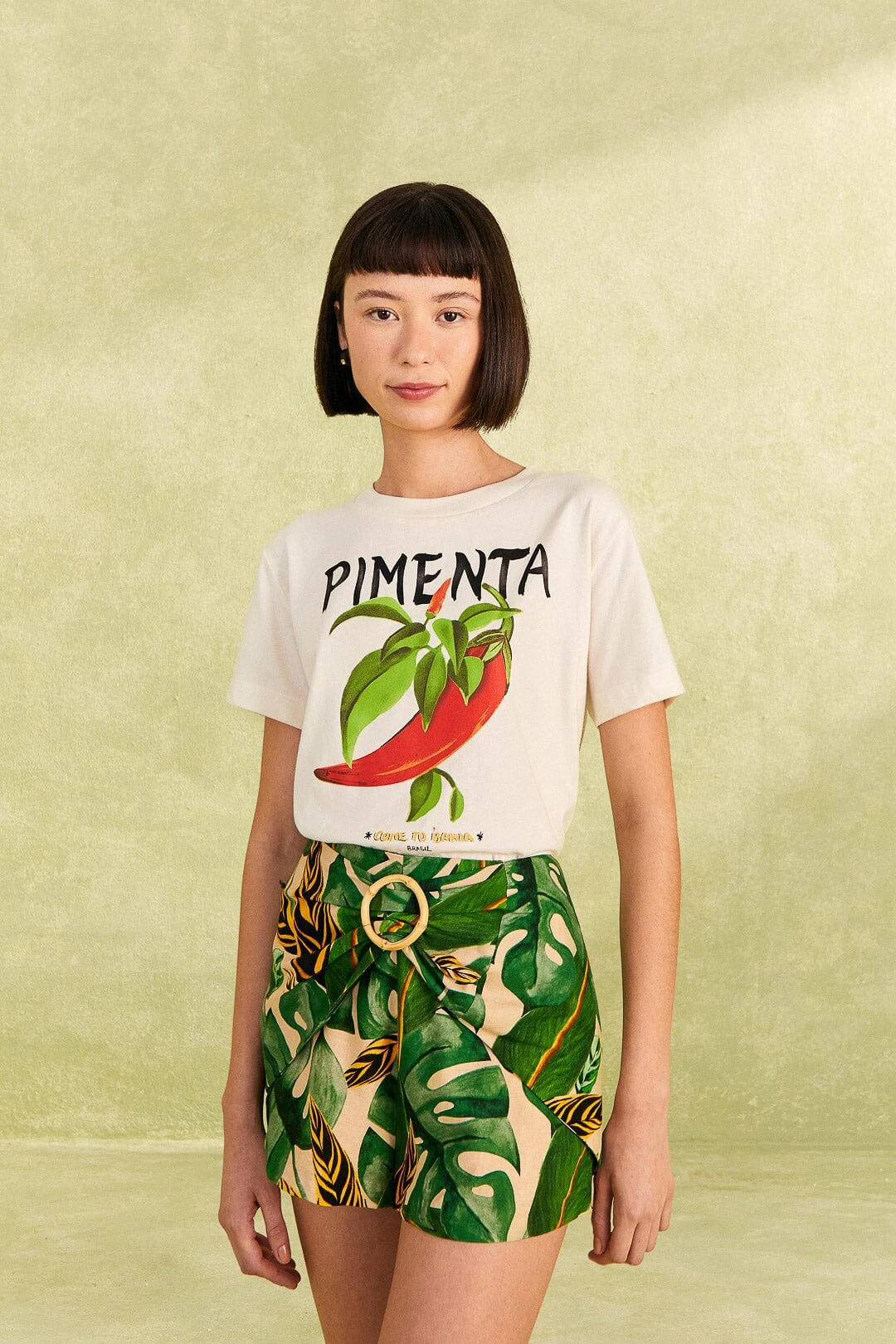 Farm Rio Tropical Leaves Shorts 4 Farm Rio Tropical Leaves Shorts - Image 2