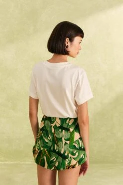 Farm Rio Tropical Leaves Shorts 11 Farm Rio Tropical Leaves Shorts -Farm Rio 310644 04