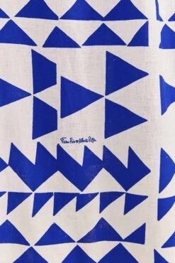 Farm Rio Off-White Pitta Tiles One-Shoulder Maxi Dress -Farm Rio 310650 05