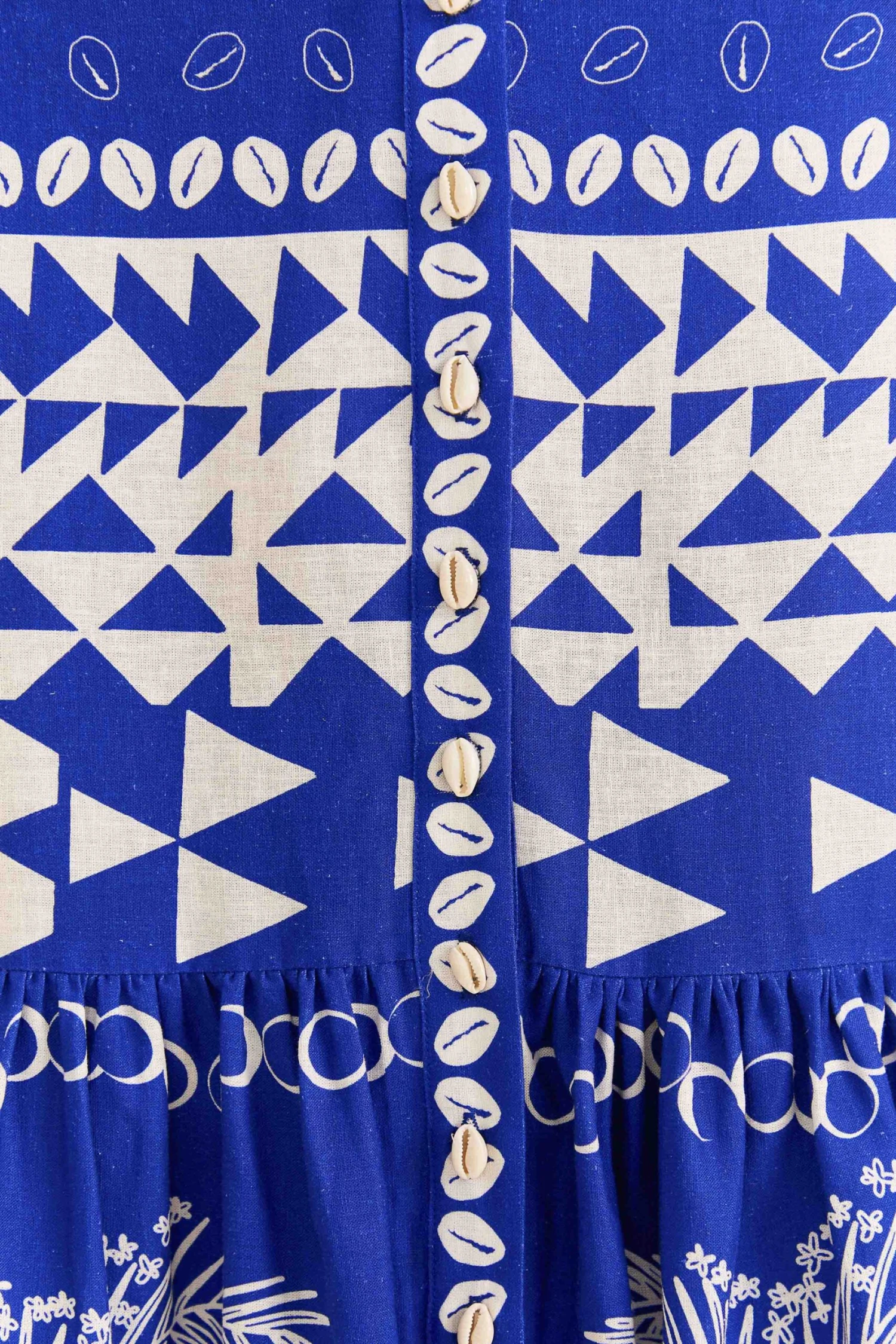 Farm Rio Blue Mixed Ondina Midi Dress 7 Farm Rio Blue Mixed Ondina Midi Dress - Image 5