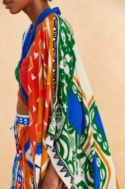 Farm Rio Off-White Pitta Colors Kimono 10 Farm Rio Off-White Pitta Colors Kimono -Farm Rio 310669 03