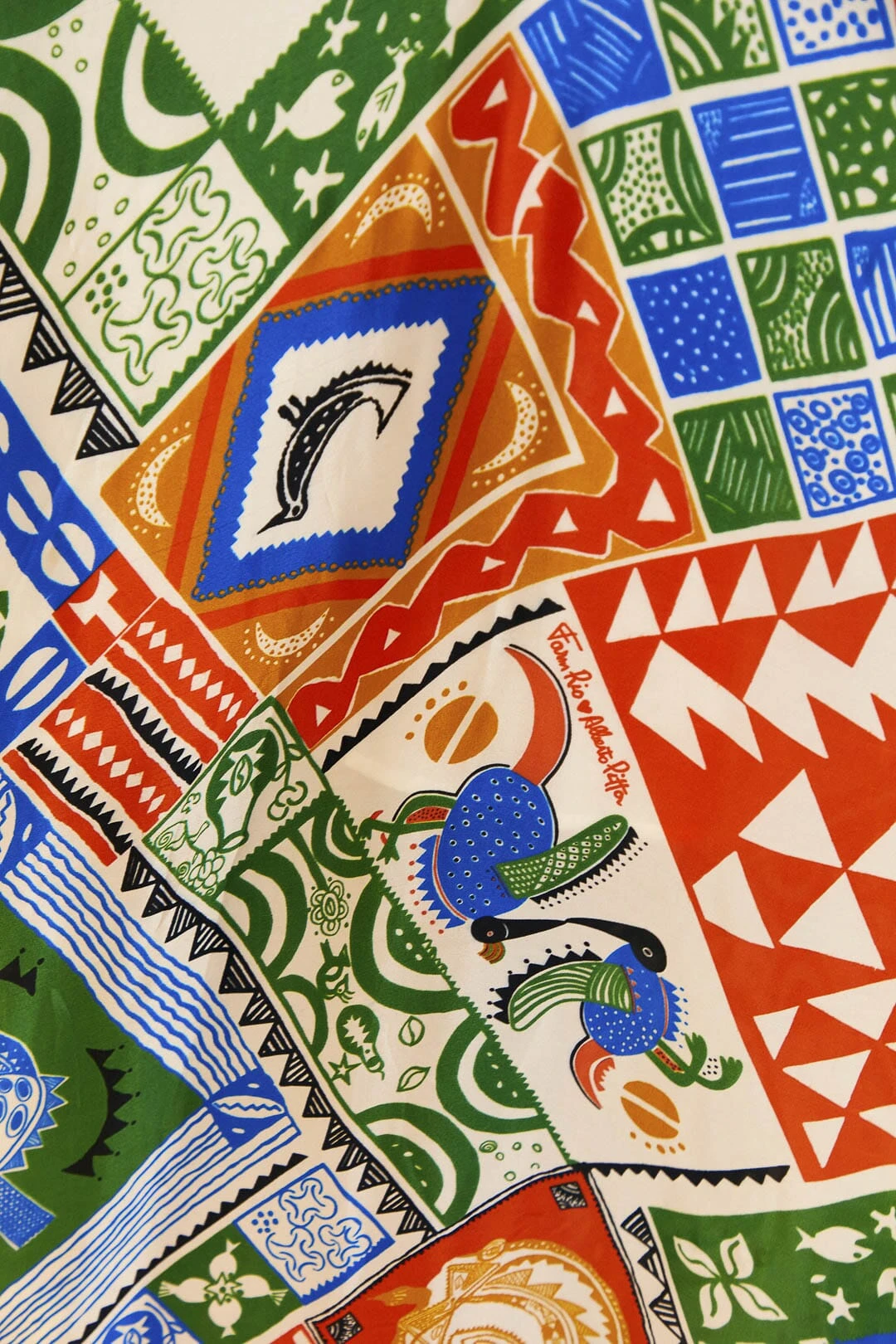 Farm Rio Off-White Pitta Colors Maxi Dress 7 Farm Rio Off-White Pitta Colors Maxi Dress - Image 5