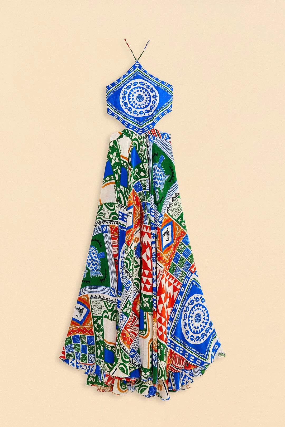 Farm Rio Off-White Pitta Colors Maxi Dress 8 Farm Rio Off-White Pitta Colors Maxi Dress - Image 6