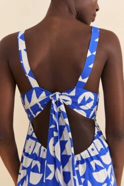 Farm Rio Mixed Pitta Colors Organic Cotton Embroidered Midi Dress 10 Farm Rio Mixed Pitta Colors Organic Cotton Embroidered Midi Dress -Farm Rio 310673 03