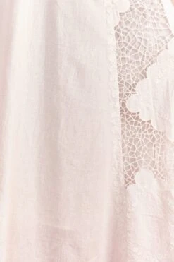 Farm Rio Off-White Embroidered Midi Dress -Farm Rio 310674 05