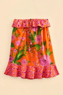 Farm Rio Romantic Garden & Leopard Pop Short Cover-Up 13 Farm Rio Romantic Garden & Leopard Pop Short Cover-Up -Farm Rio 310679 06