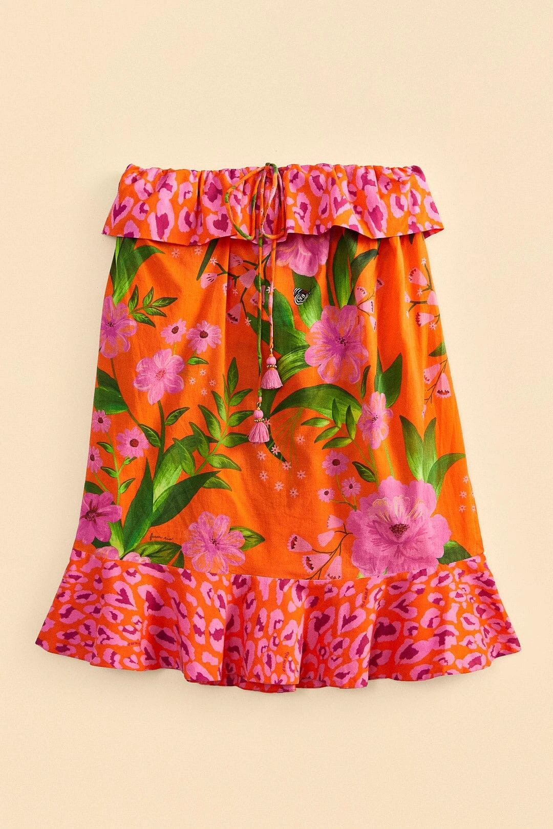 Farm Rio Romantic Garden & Leopard Pop Short Cover-Up 8 Farm Rio Romantic Garden & Leopard Pop Short Cover-Up - Image 6