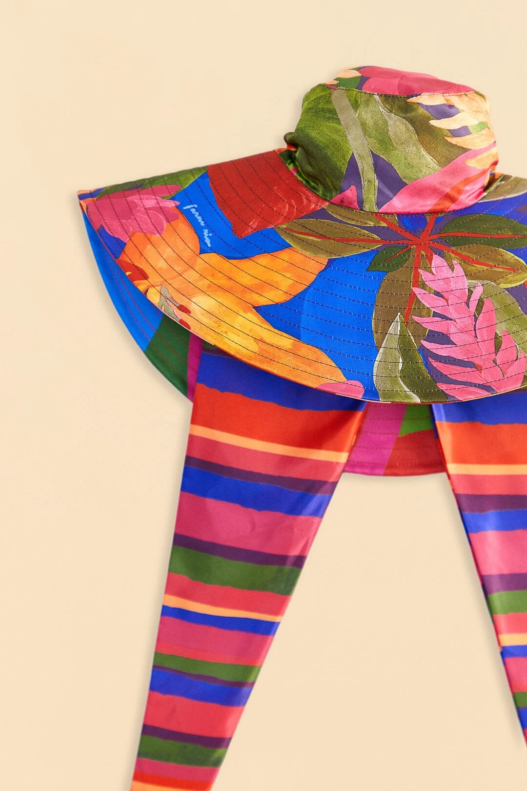 Farm Rio Tropical Floral Hat 4 Farm Rio Tropical Floral Hat - Image 2