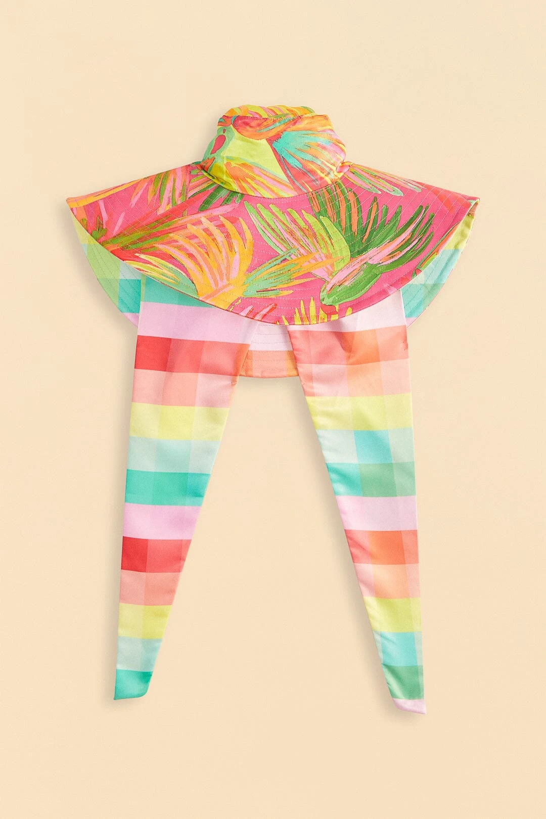 Farm Rio Lime Painted Birds Hat 6 Farm Rio Lime Painted Birds Hat - Image 4