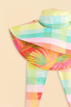 Farm Rio Lime Painted Birds Hat 9 Farm Rio Lime Painted Birds Hat -Farm Rio 310716 05