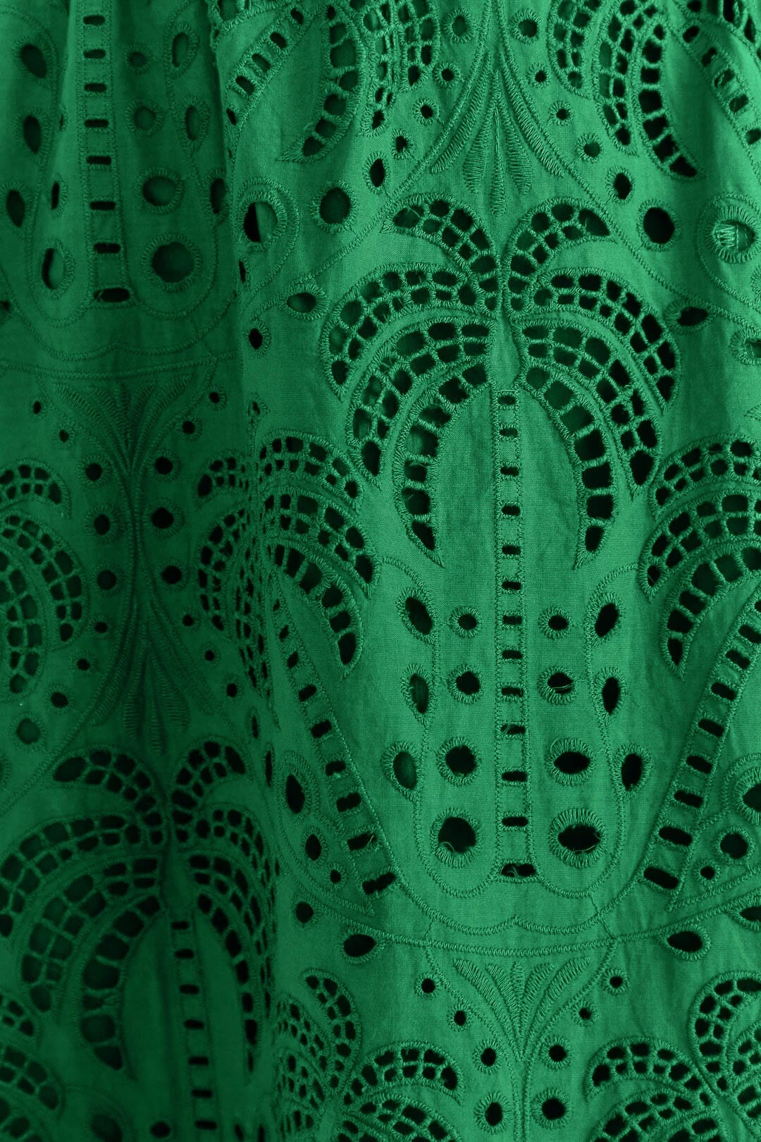 Farm Rio Green Coconut Tree Richelieu Midi Dress 7 Farm Rio Green Coconut Tree Richelieu Midi Dress - Image 5