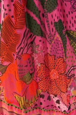 Farm Rio Pink Cool Leopards Maxi Dress -Farm Rio 311370 05