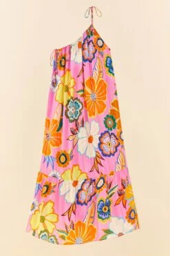 Farm Rio Pink Full Garden Maxi Dress -Farm Rio 311377 05