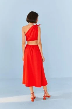 Red Knot Midi Dress 11 Red Knot Midi Dress -Farm Rio 311386 04