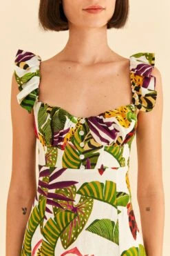 Farm Rio Striped Forest Mini Dress -Farm Rio 311388 04