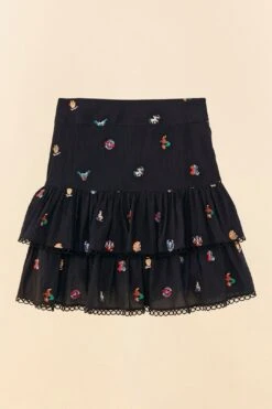 Farm Rio Zodiac Cross Stitch Mini Skirt -Farm Rio 311416 06 1