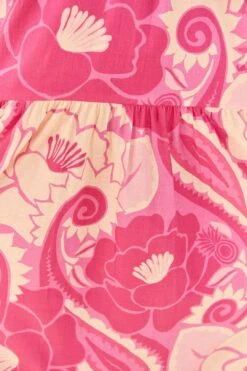 Pink Tropical Groove Maxi Dress 12 Pink Tropical Groove Maxi Dress -Farm Rio 311532 05