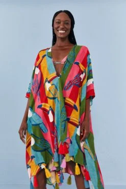 Farm Rio Wonderful Toucans Cover Up -Farm Rio 311538 04