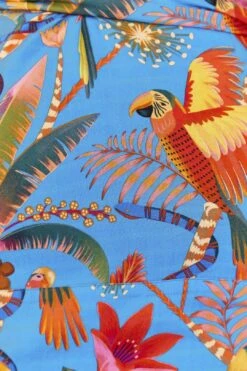 Farm Rio Blue Macaw Party Cover Up Skirt 14 Farm Rio Blue Macaw Party Cover Up Skirt -Farm Rio 311699 06