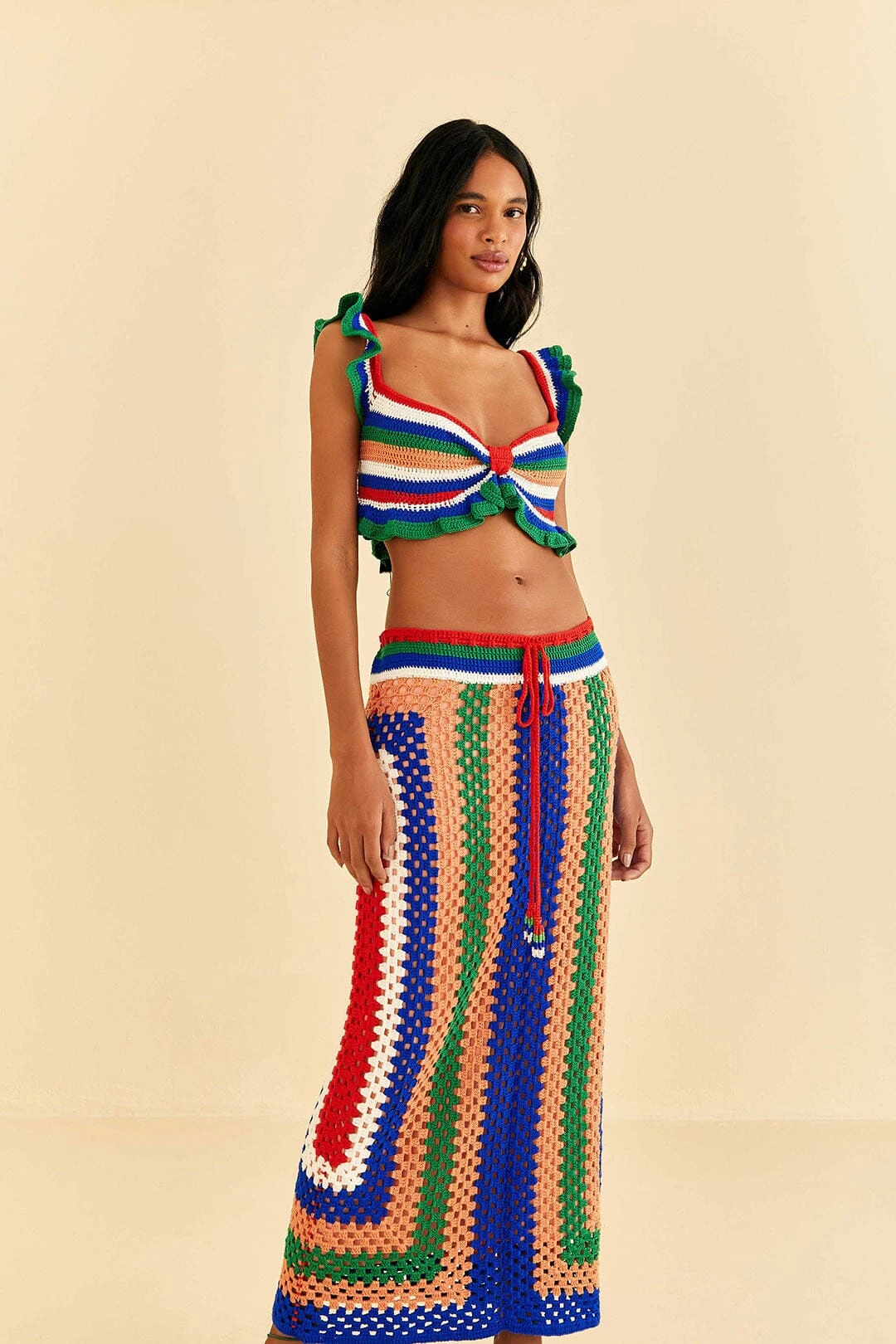 Farm Rio Pitta Crochet Skirt 4 Farm Rio Pitta Crochet Skirt - Image 2