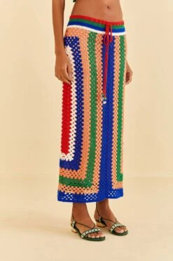 Farm Rio Pitta Crochet Skirt 10 Farm Rio Pitta Crochet Skirt -Farm Rio 311945 03