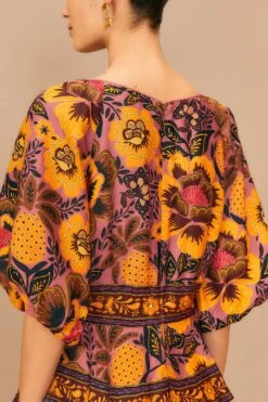 Farm Rio Blush Garden Bloom Maxi Dress 13 Farm Rio Blush Garden Bloom Maxi Dress -Farm Rio 312002 05