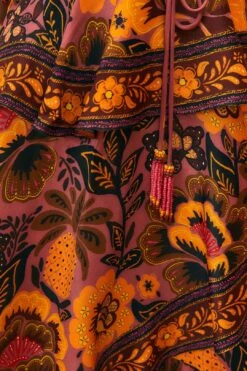 Farm Rio Blush Garden Bloom Maxi Dress 14 Farm Rio Blush Garden Bloom Maxi Dress -Farm Rio 312002 06