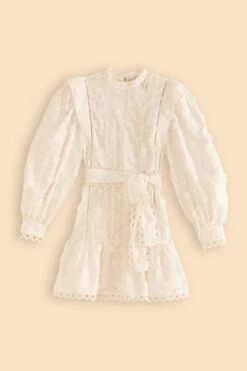 Farm Rio Off-White 3d Flower Pleated Mini Dress 19 Farm Rio Off-White 3d Flower Pleated Mini Dress -Farm Rio 312366 09