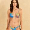 Farm Rio Blue Painted Birds Side Tie Bikini Bottom 2 Farm Rio Blue Painted Birds Side Tie Bikini Bottom -Farm Rio 312410 01