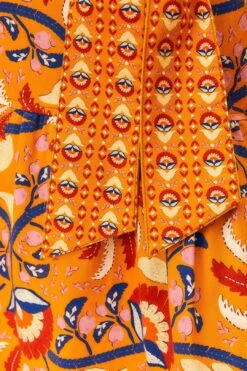 Farm Rio Yellow Palms Party Midi Dress 16 Farm Rio Yellow Palms Party Midi Dress -Farm Rio 312461 07