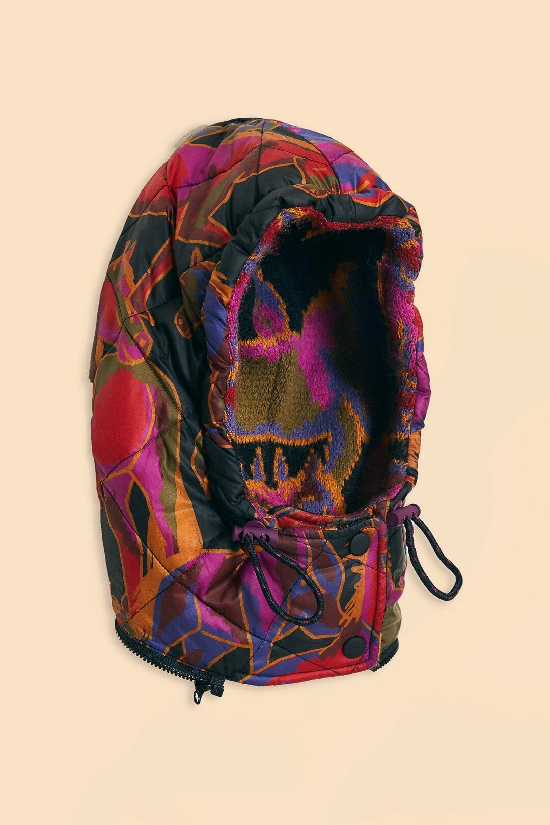 Farm Rio Black Wild Horses Reversible Puffer Jacket 14 Farm Rio Black Wild Horses Reversible Puffer Jacket - Image 12