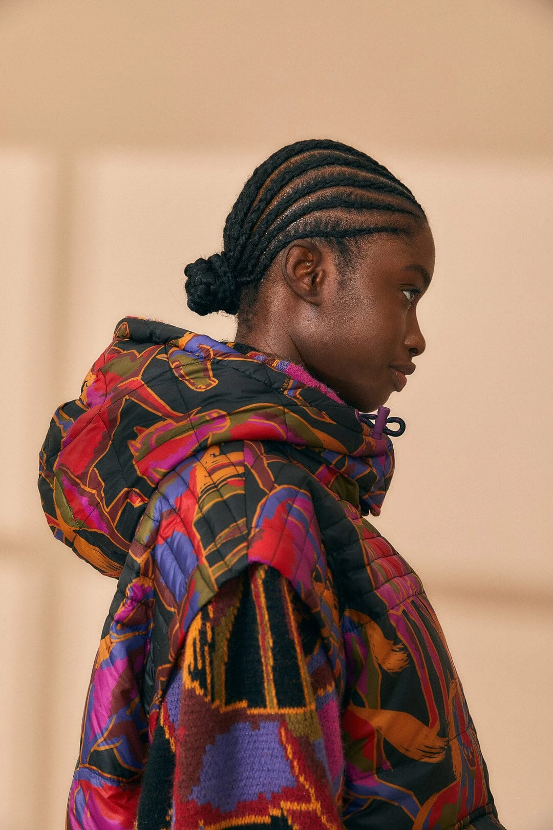 Farm Rio Black Wild Horses Reversible Puffer Jacket 7 Farm Rio Black Wild Horses Reversible Puffer Jacket - Image 5