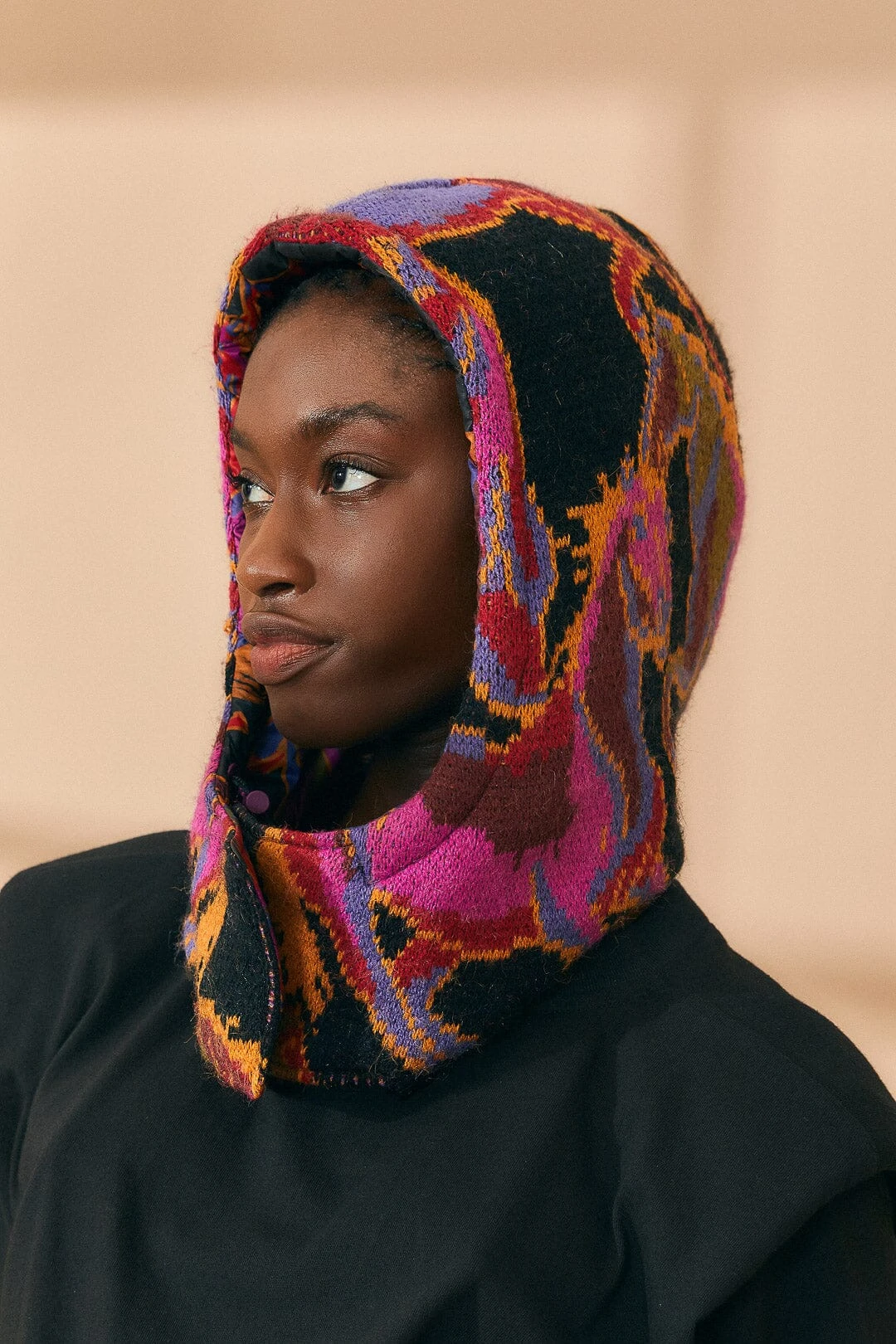 Farm Rio Black Wild Horses Reversible Puffer Jacket 8 Farm Rio Black Wild Horses Reversible Puffer Jacket - Image 6