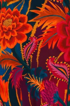 Farm Rio Vintage Wave Multicolor Lenzing™ Ecovero™ Viscose Maxi Dress 12 Farm Rio Vintage Wave Multicolor Lenzing™ Ecovero™ Viscose Maxi Dress -Farm Rio 312607 05