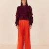 Farm Rio Orange Tailored Pants 1 Farm Rio Orange Tailored Pants -Farm Rio 312657 01
