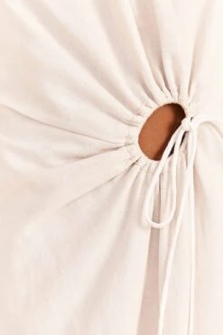 Farm Rio Off-White Richelieu Cut Out Midi Dress 10 Farm Rio Off-White Richelieu Cut Out Midi Dress -Farm Rio 313595 04