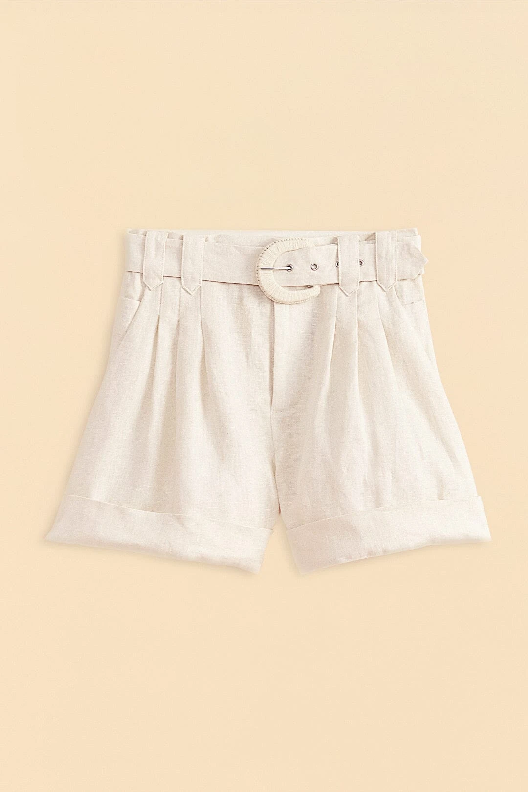 Farm Rio Off-White Tailored Shorts 8 Farm Rio Off-White Tailored Shorts - Image 6