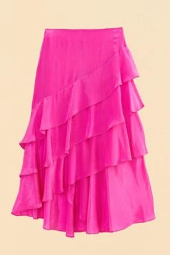 Farm Rio Dark Pink Marocaine Ruffle Skirt 13 Farm Rio Dark Pink Marocaine Ruffle Skirt -Farm Rio 313615 06