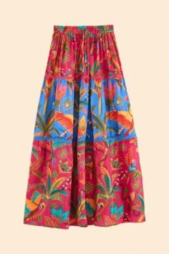 Farm Rio Macaw Party Mix Maxi Skirt 13 Farm Rio Macaw Party Mix Maxi Skirt -Farm Rio 313623 06