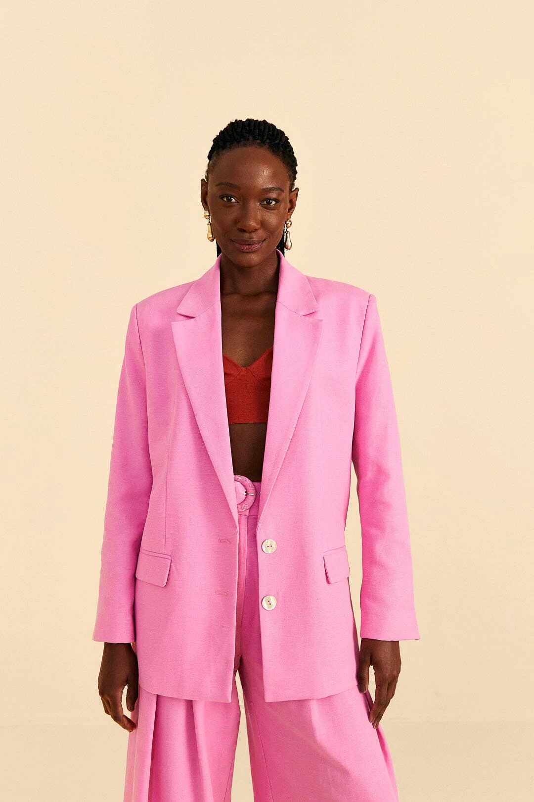 Farm Rio Pink Blazer 3 Farm Rio Pink Blazer