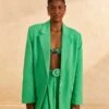 Farm Rio Bright Green Blazer -Farm Rio 313634 01
