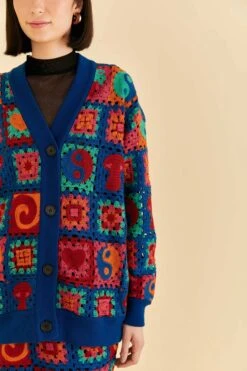 Farm Rio Crochet Icons Cardigan 8 Farm Rio Crochet Icons Cardigan -Farm Rio 313651 03