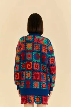 Farm Rio Crochet Icons Cardigan 9 Farm Rio Crochet Icons Cardigan -Farm Rio 313651 04