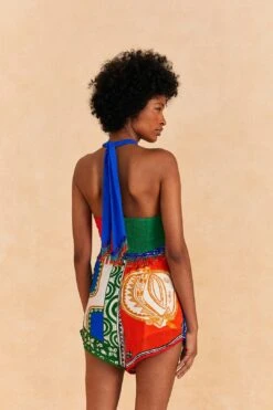 Farm Rio Off-White Pitta Colors Shorts -Farm Rio 313676 04