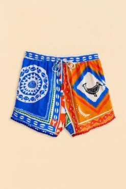 Farm Rio Off-White Pitta Colors Shorts -Farm Rio 313676 06