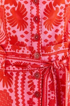 Farm Rio Red Jungle Scarf Romper -Farm Rio 313677 05