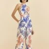 Farm Rio Off-White Mixed Lobsters Jumpsuit -Farm Rio 313681 01