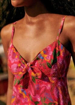 Farm Rio Macaw Flowers Red Jolia Dress 10 Farm Rio Macaw Flowers Red Jolia Dress -Farm Rio 313758 04